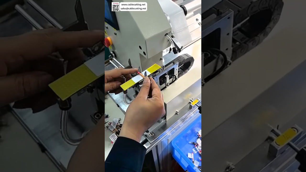 線材折疊貼標機｜高效電纜標籤貼合與線束加工利器