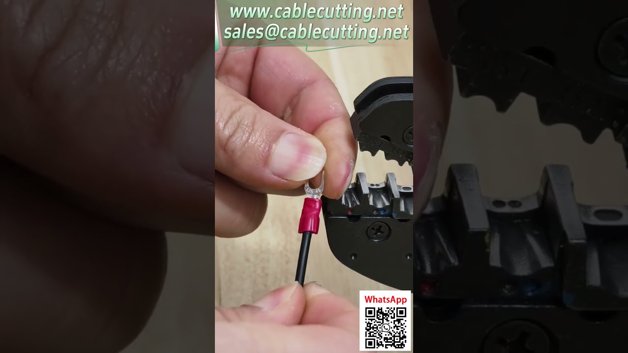 電動端子壓接機｜快速更換模具，輕鬆壓接各式端子｜插電即用，內建計數功能 #自動化設備