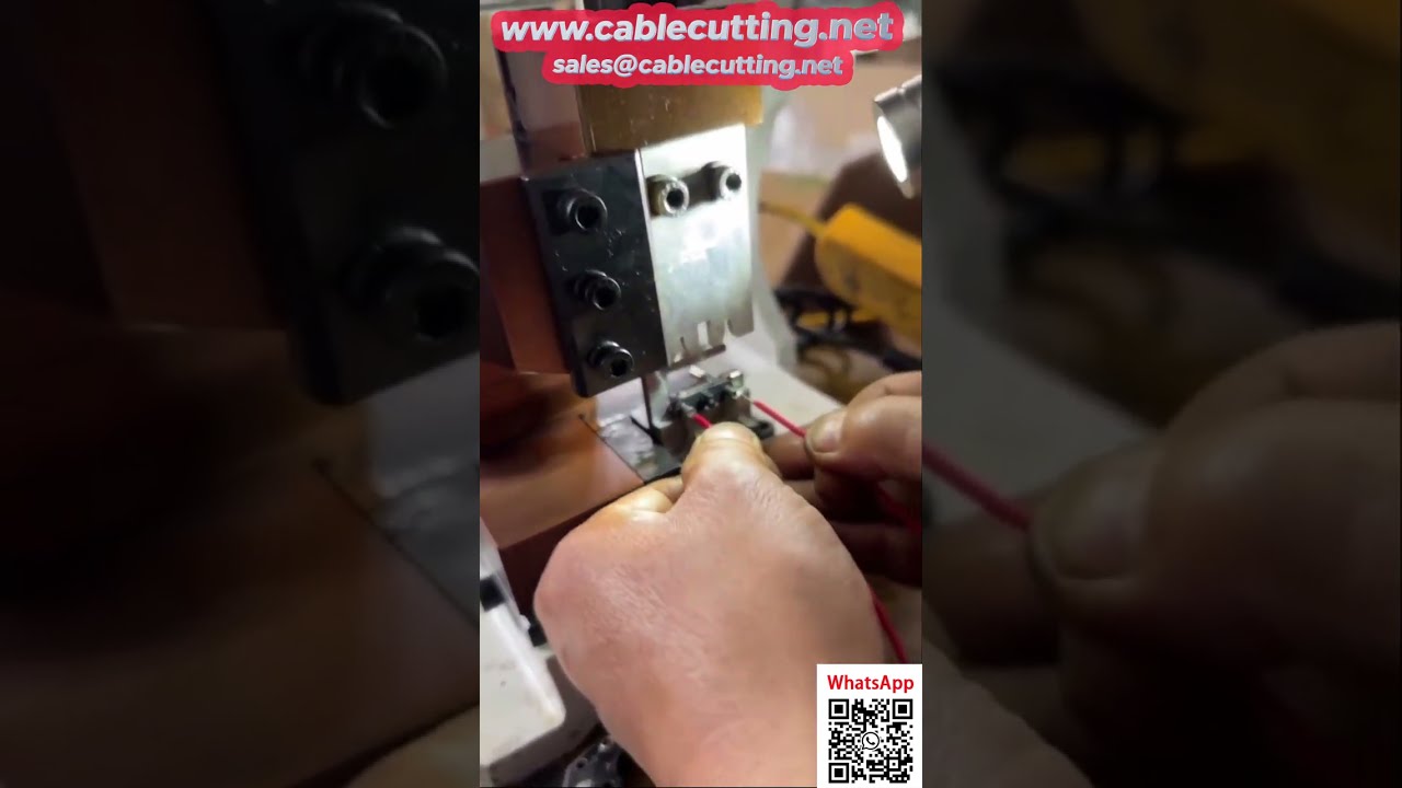 電源線自動加工機｜高效剝線、裁切、壓接一次完成