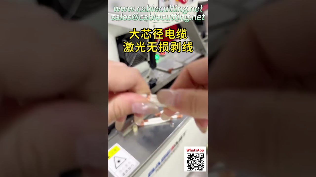 大芯線CO2雷射剝線機｜不傷內層絕緣，精準剝線新標準
