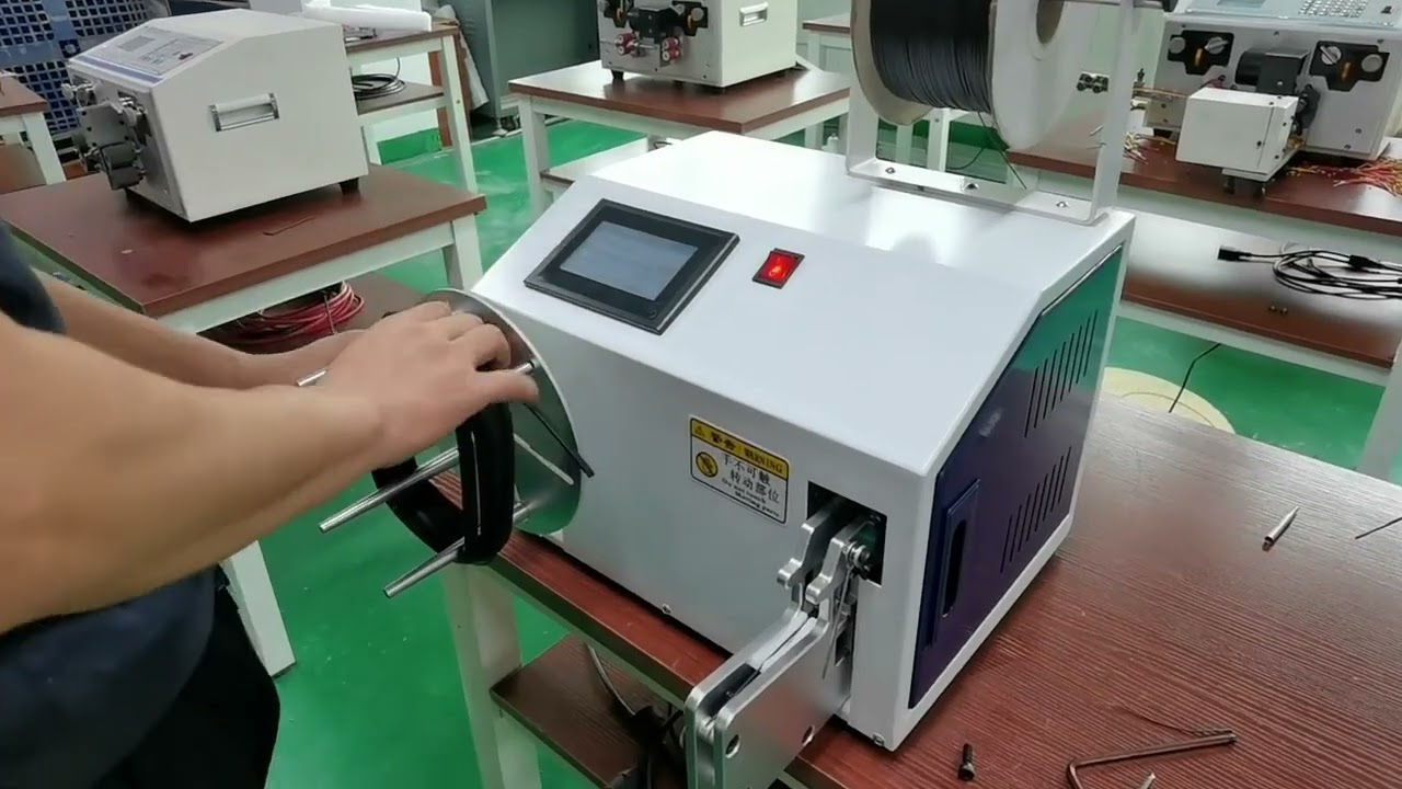 3米線材自動繞線捆紮機｜工廠實拍作業流程