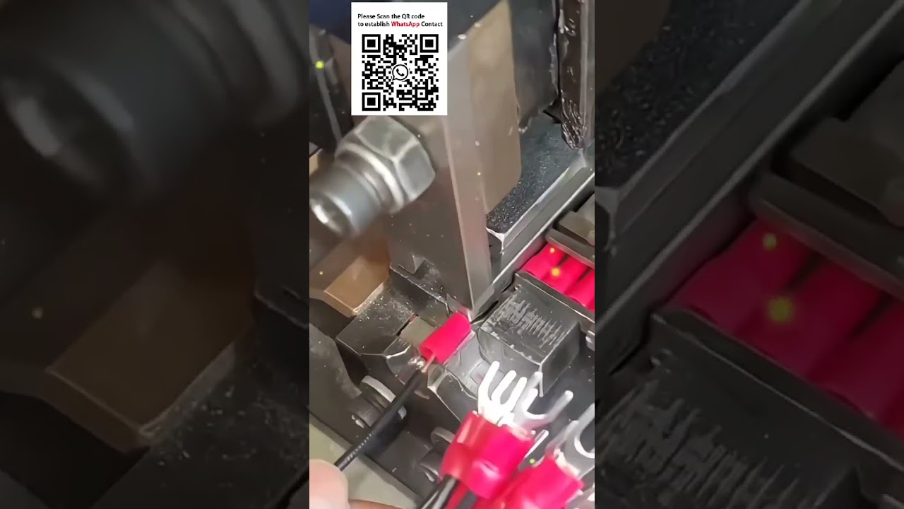 半自動絕緣端子壓接機｜鬆散端子高效壓接設備 #自動化設備