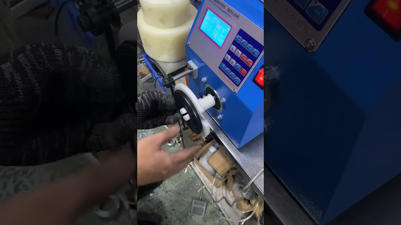 手持式單軸繞線機｜數據線生產必備 #工廠 #機械