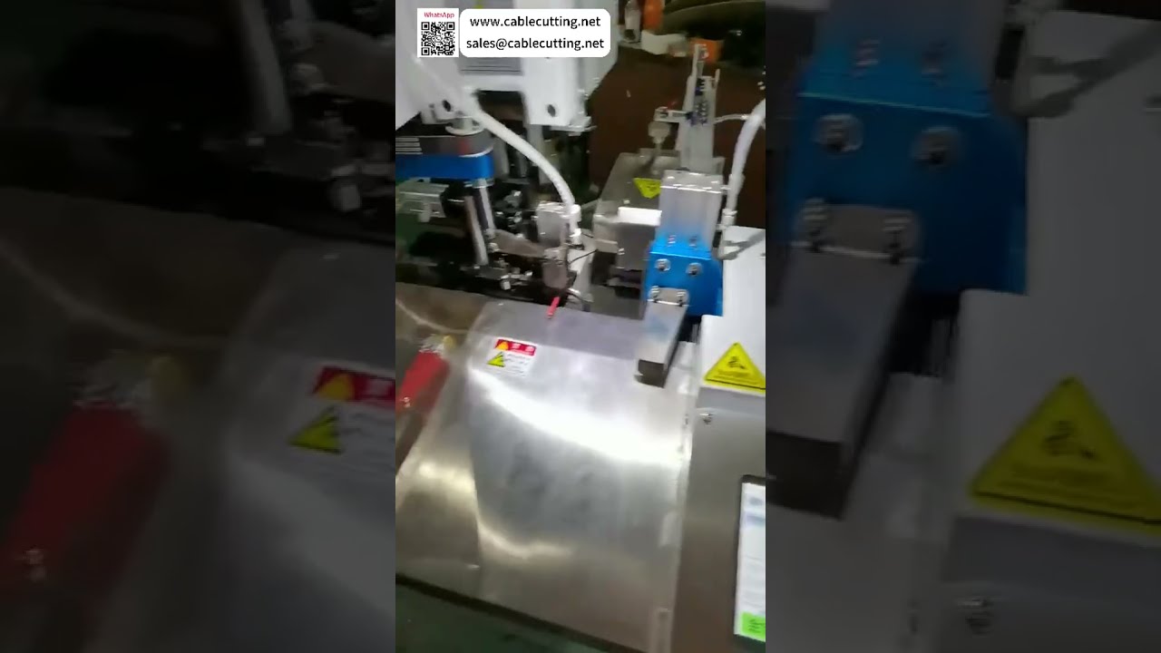 工業級自動端子壓接機附壓力監控 – Tyco汽車端子線束專用機