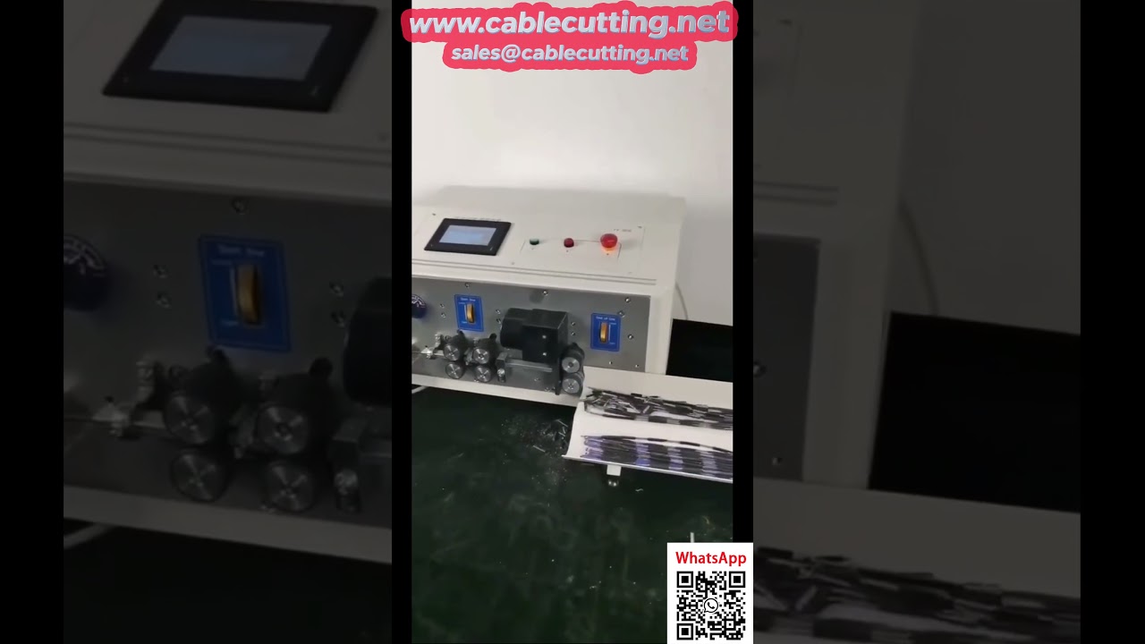 高速自動扁平電纜剝線機｜中間剝皮專用，提升產線效率