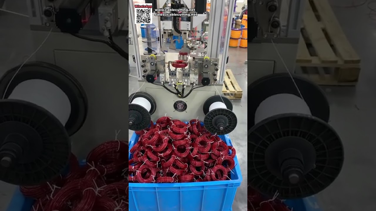 高產量自動繞線綑紮機 | 掛卡修剪線專用 | 提升工業效率