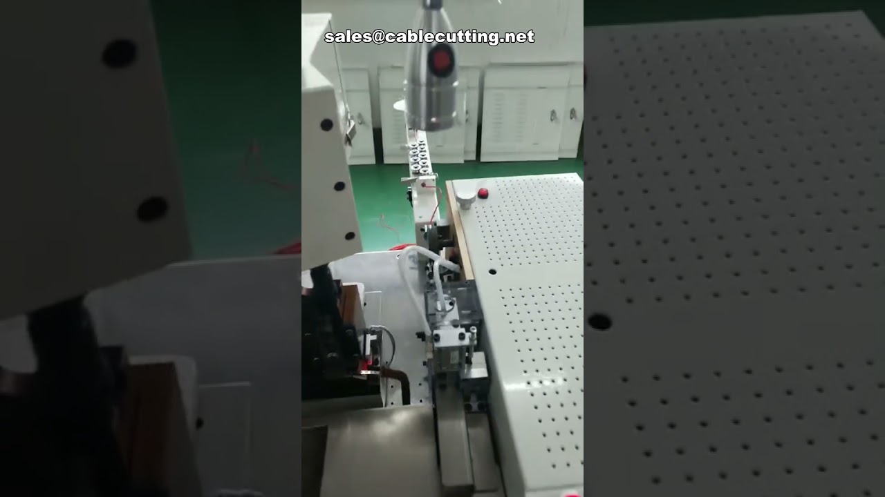 全自動Micro USB數據線端子壓著機 | 高效能USB線材加工設備