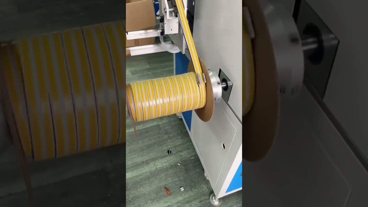 高效橡膠條計量與收捲機｜自動化生產線必備設備