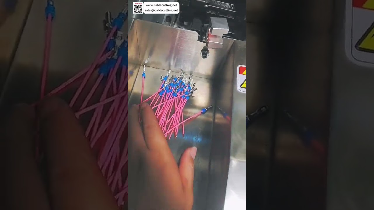 自動防水密封圈剝線插入壓接一體機｜軟性電線專用 車輛線束加工機