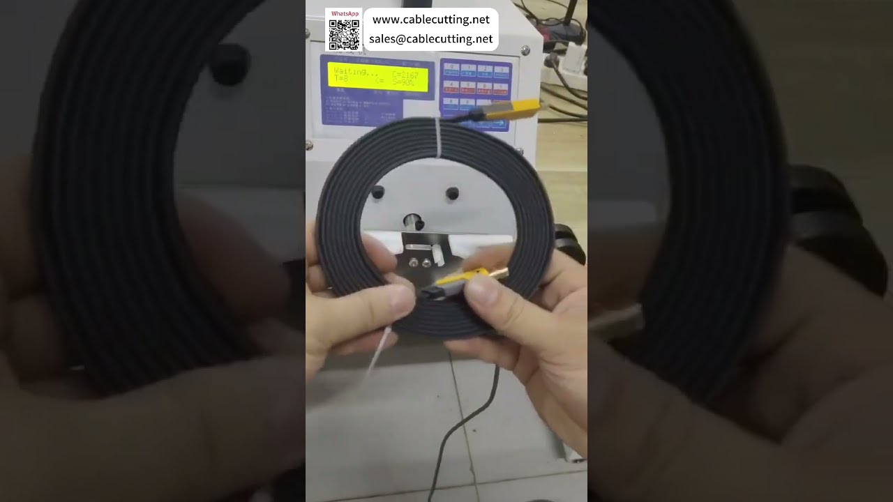 資料線自動繞線整線機｜打造美觀整齊的線材包裝製造流程