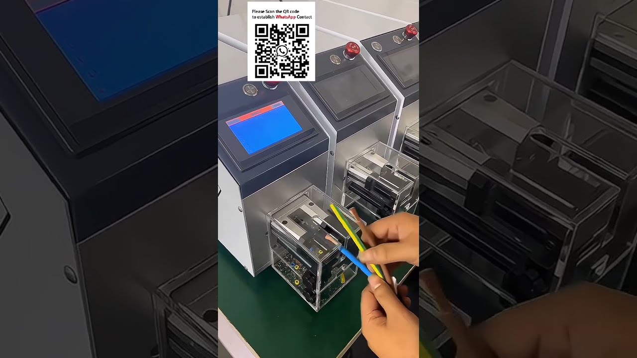 純電感應式電線裁切剝皮機｜感應式自動剝線機 #智慧感應剝線