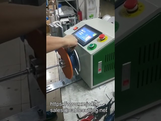 半自動電線電纜長度測量裁切繞線機 - 高效便捷的工業繞線解決方案