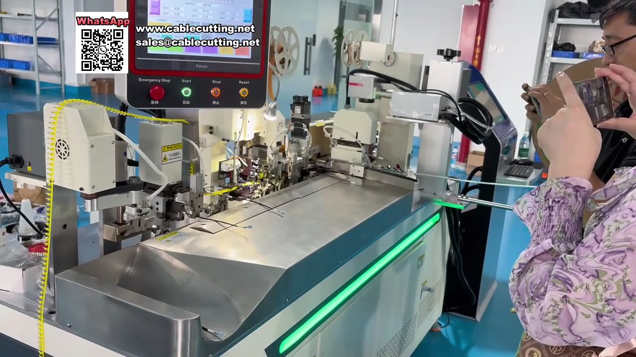 一機搞定！全自動雷射噴碼、熱縮管套與端子壓接機