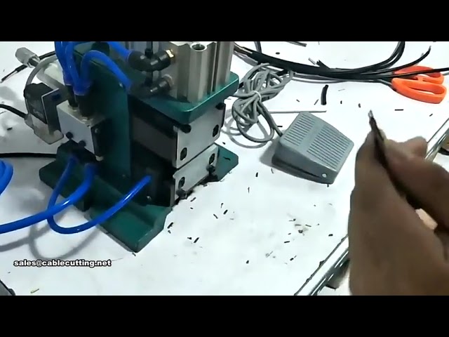 3F-01 25mm 氣動多芯線剝線扭線機｜高效自動化線材加工設備