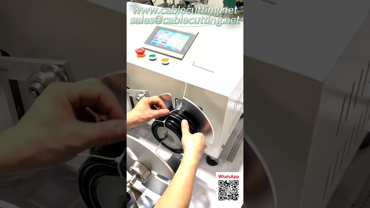 自動風管盤繞機｜計量、排線、裁切一機搞定