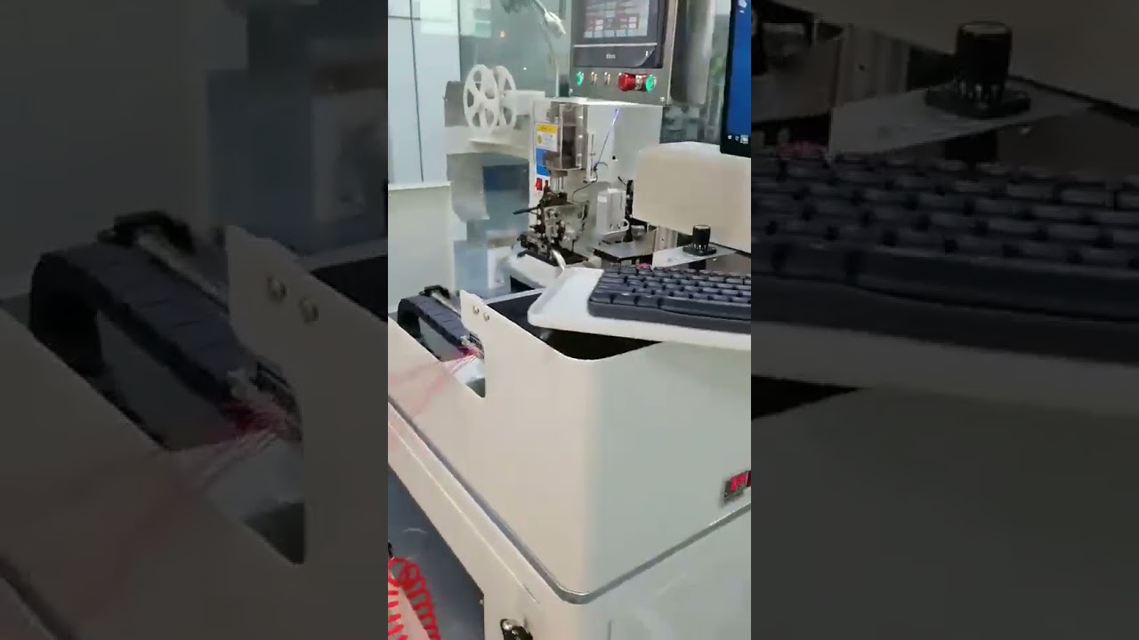 全自動單頭沾錫多站式插頭端子壓接機