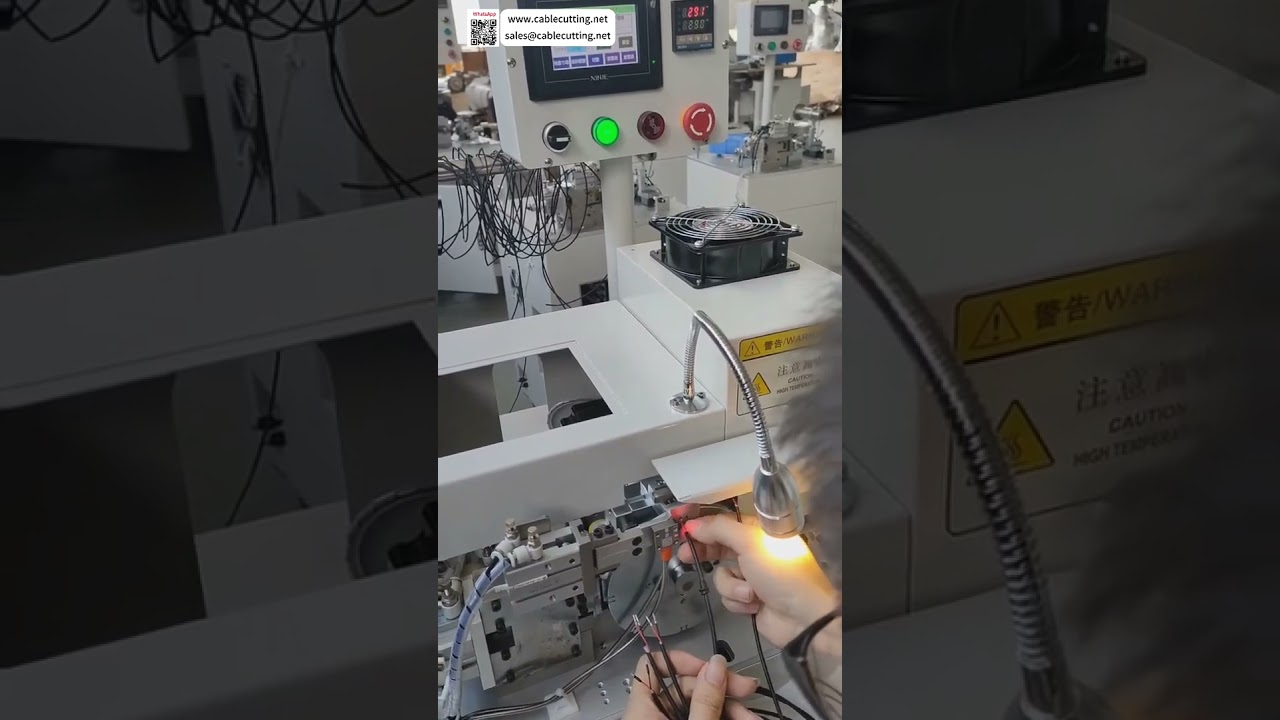 全自動管狀烘烤機｜可調長度裁切、插入與烘烤一體化設備