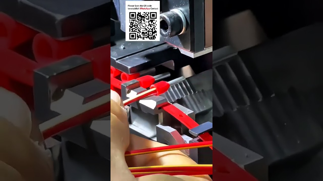 半自動靜音端子壓接機｜快速更換OTP模具，提升線束加工效率