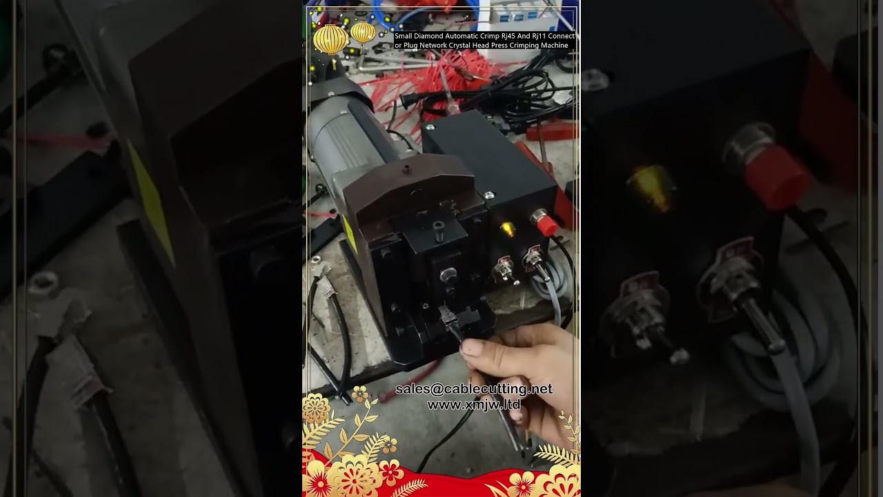 小型鑽石自動壓接工具 RJ45 RJ11 網路水晶頭壓線鉗