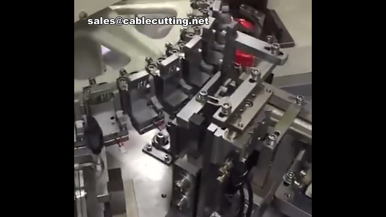 全自動雙線並行單頭沾錫穿殼端子機｜高效線束加工設備