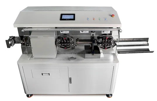 全自動同軸電纜切斷剝皮機 精密同軸線加工 WPM-9935