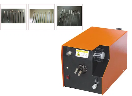 電纜屏蔽網刷線扭線機 隔離網處理 WPM-03B - 半自動鋼絲刷機