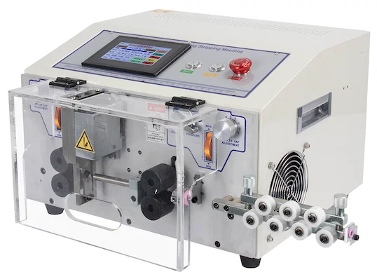 觸控螢幕電線剝皮切斷機 (0.1-10mm2) 精密線材加工 - 自動剝線機